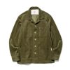 Men Battenwear Shirts | Five Pocket Canyon Shirt Olive Corduroy