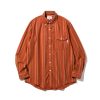 Men Battenwear Shirts | Bd Scout Shirt Brown Stripe