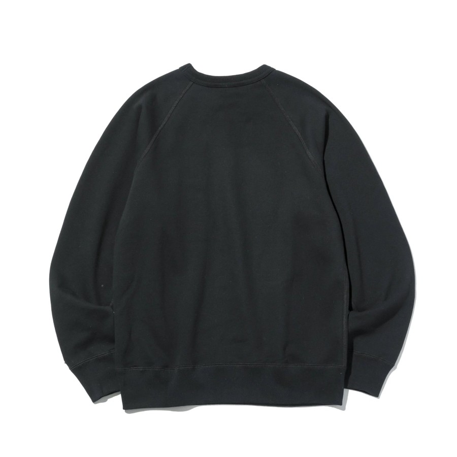 Men Battenwear Fleece | Team Reach-Up Sweatshirt Black