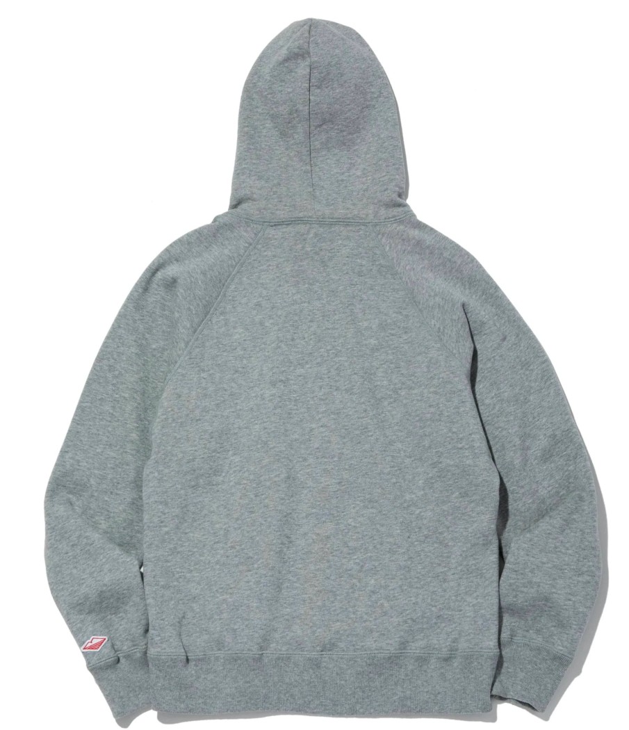 Men Battenwear Fleece | Reach-Up Hoody Heather Grey