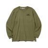 Men Battenwear Tees | Team L/S Pocket Tee Olive