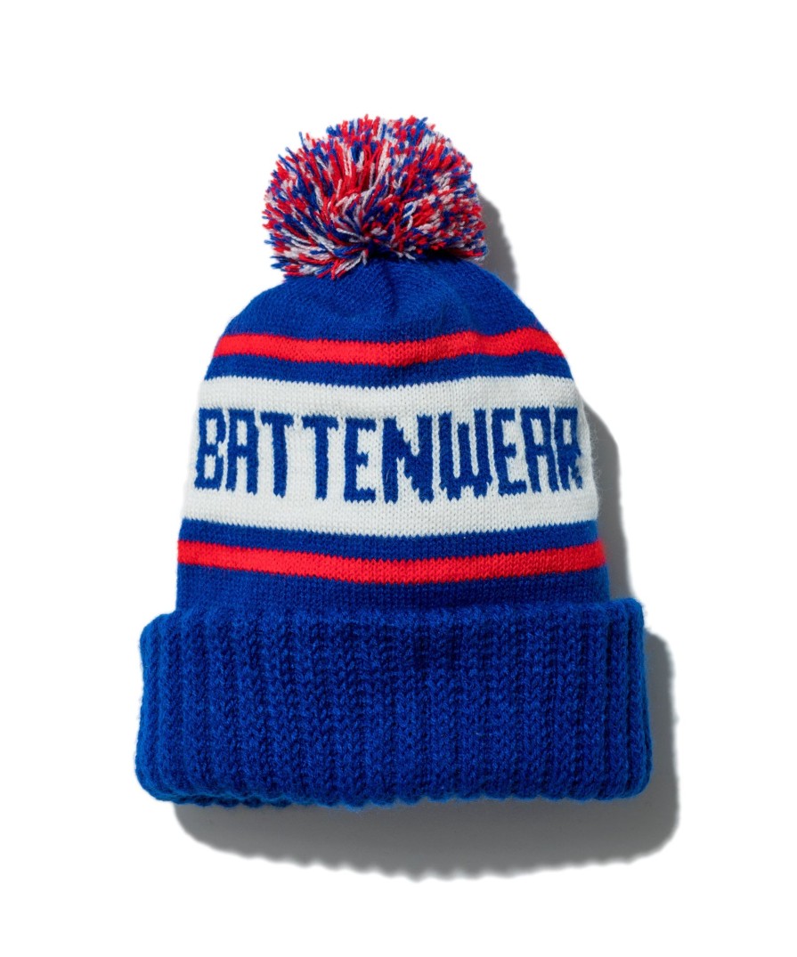 Men Battenwear Hats | Logo Beanie Royal Blue