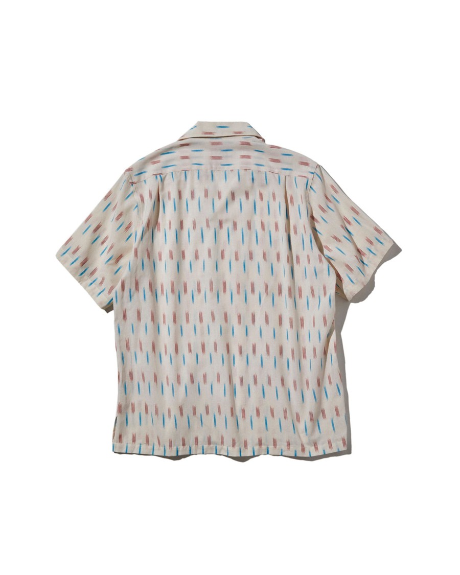 Men Battenwear Shirts | Five Pocket Island Shirt Bone Ikat