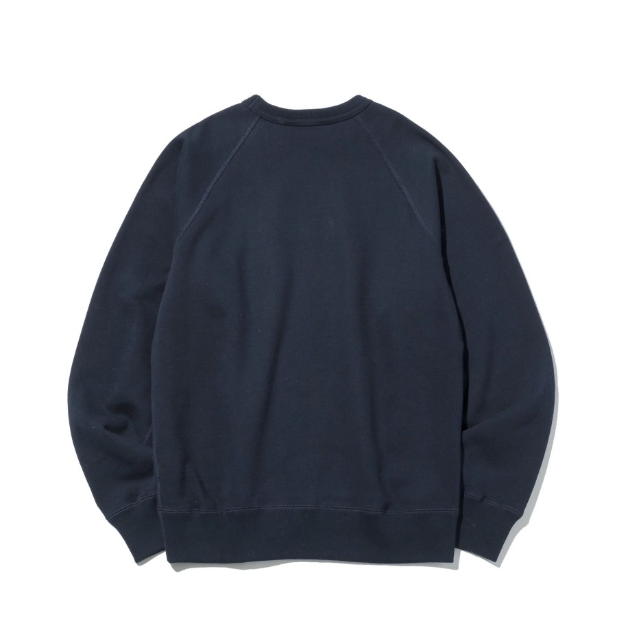 Men Battenwear Fleece | Team Reach-Up Sweatshirt Midnight Navy