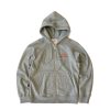 Men Battenwear Fleece | Team Reach-Up Zip Hoody/Heather Grey