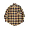 Men Battenwear Shirts | Bd Scout Shirt Yellow Plaid