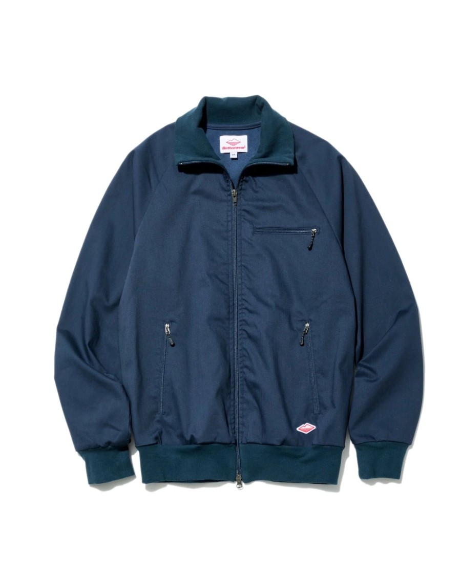 Men Battenwear Heavy Outerwear | Track Jacket Navy