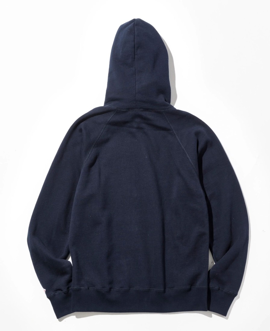 Men Battenwear Fleece | Reach-Up Hoody Midnight Navy