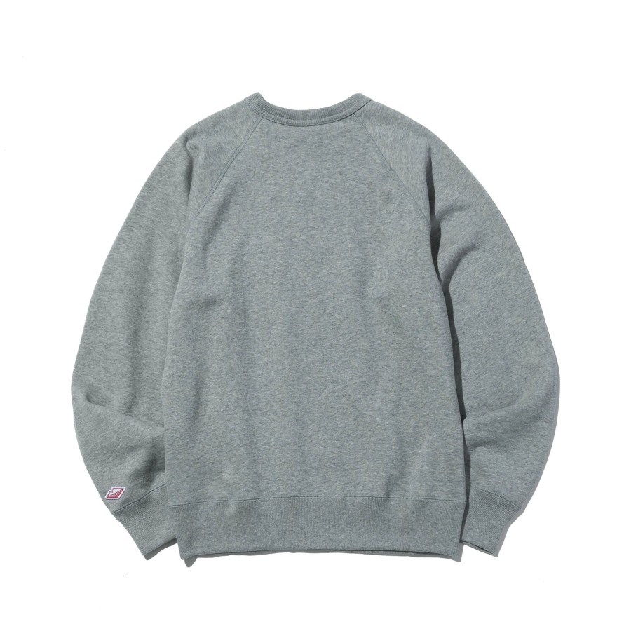 Men Battenwear Fleece | Team Reach-Up Sweatshirt Heather Grey