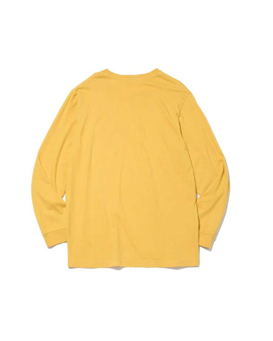 Men Battenwear Tees | L/S Pocket Tee Mustard