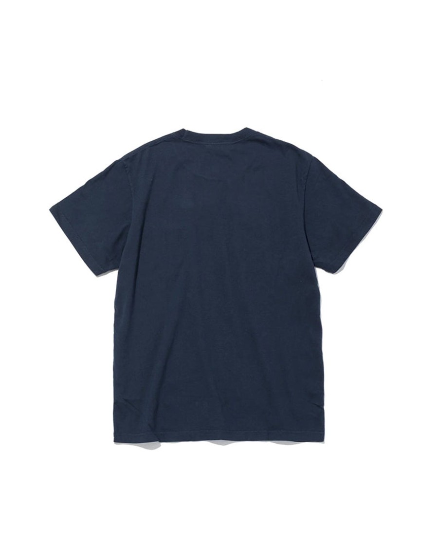 Men Battenwear Tees | S/S Pocket Tee Navy