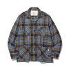 Men Battenwear Shirts | Five Pocket Canyon Shirt Blue Jay Plaid