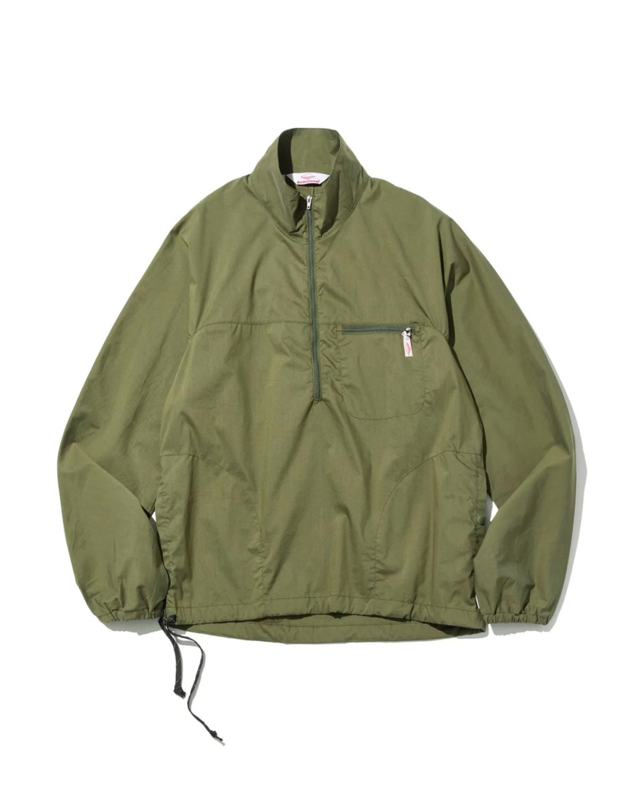 Men Battenwear Outerwear | Packable Windstopper Olive