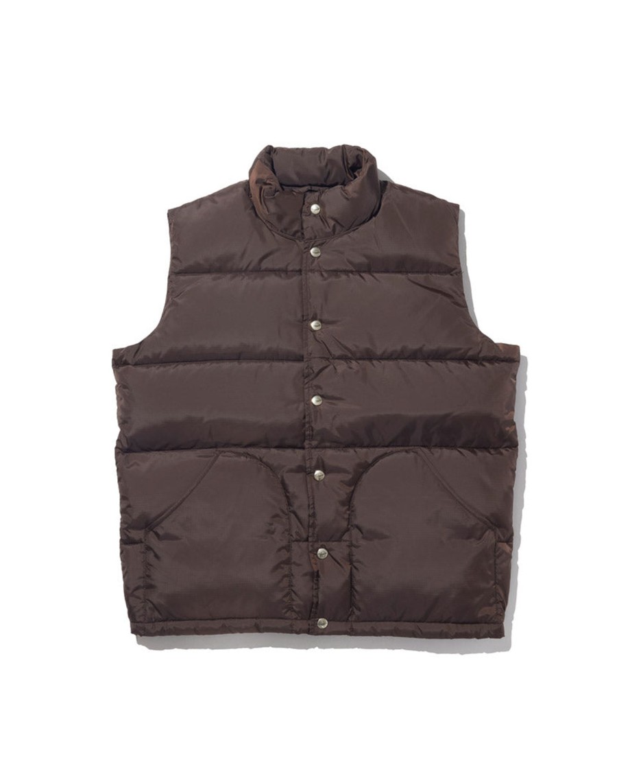 Men Battenwear Heavy Outerwear | Batten-Down Vest V.2 Dark Brown