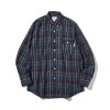 Men Battenwear Shirts | Bd Scout Shirt Navy Plaid