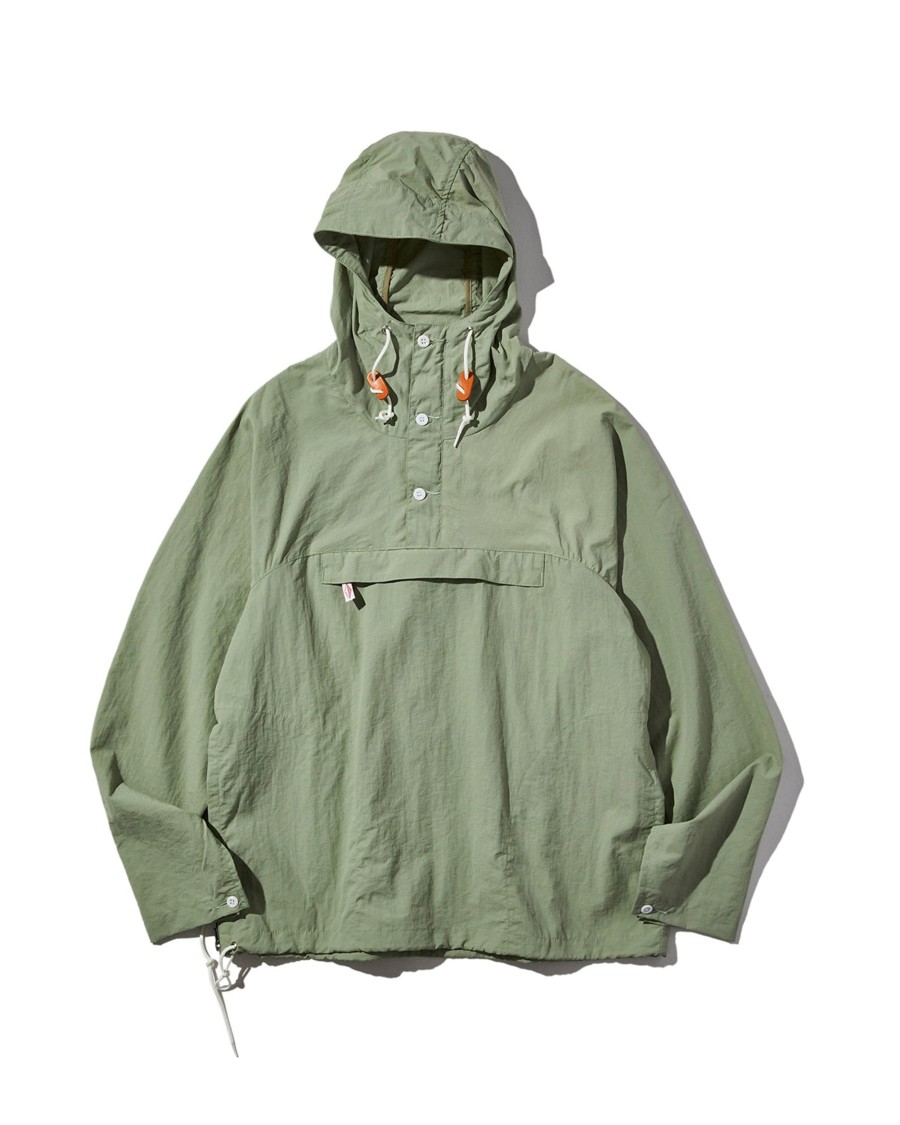 Men Battenwear Outerwear | Packable Anorak Sage