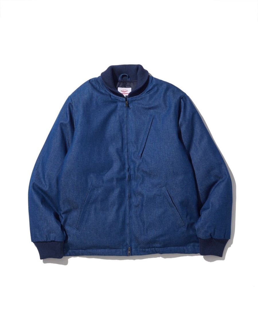 Men Battenwear Heavy Outerwear | Batten-Down Deck Jacket V.2 Light Indigo