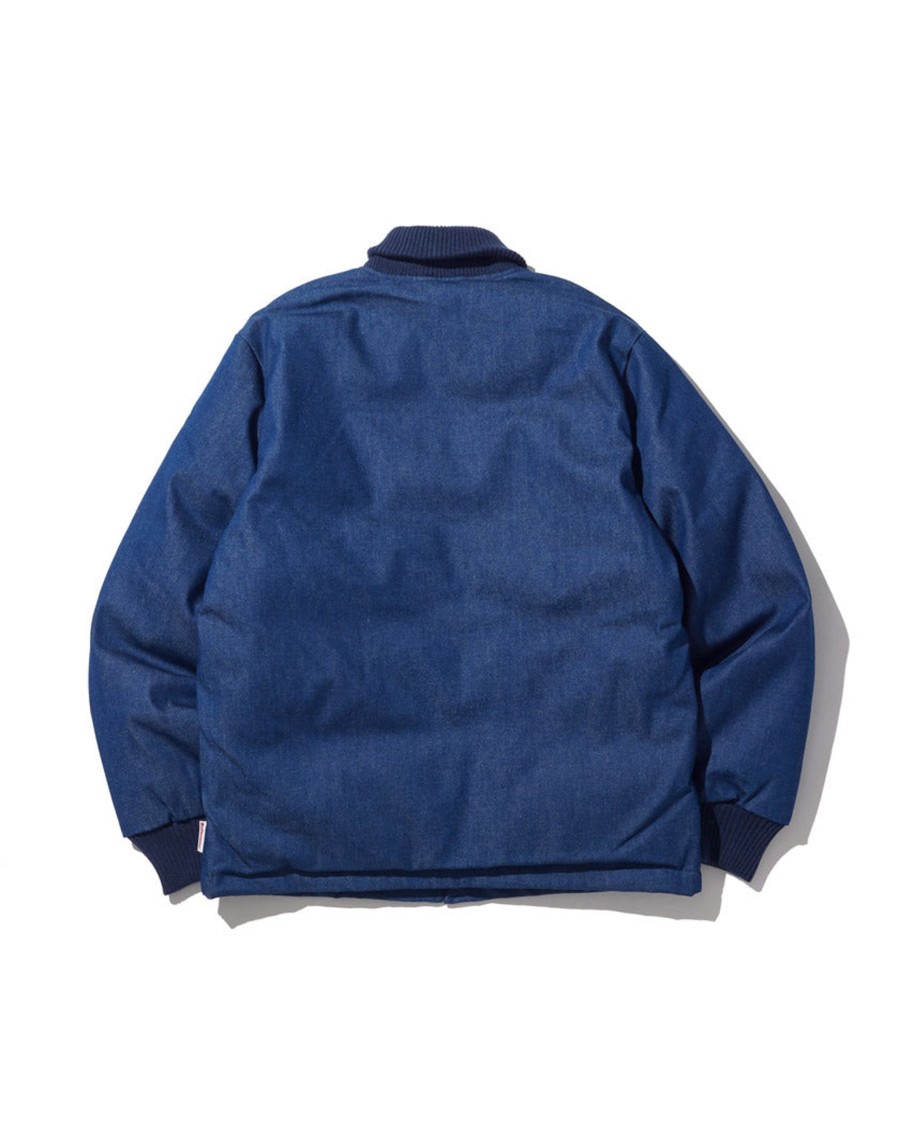 Men Battenwear Heavy Outerwear | Batten-Down Deck Jacket V.2 Light Indigo