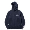 Men Battenwear Fleece | Team Reach-Up Hoody (Print B) Midnight Navy