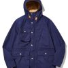 Men Battenwear Heavy Outerwear | Travel Shell Parka Navy X Khaki