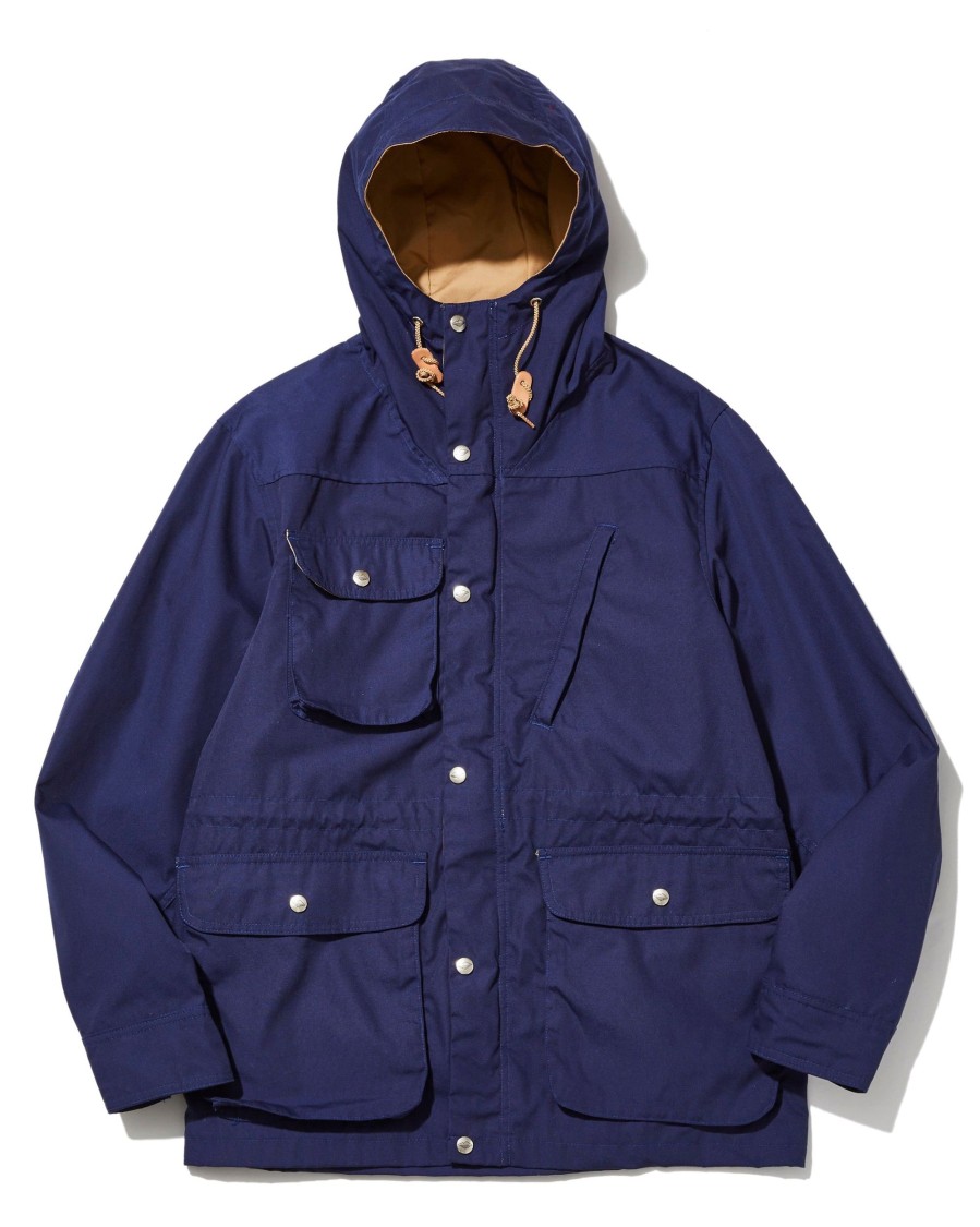 Men Battenwear Heavy Outerwear | Travel Shell Parka Navy X Khaki