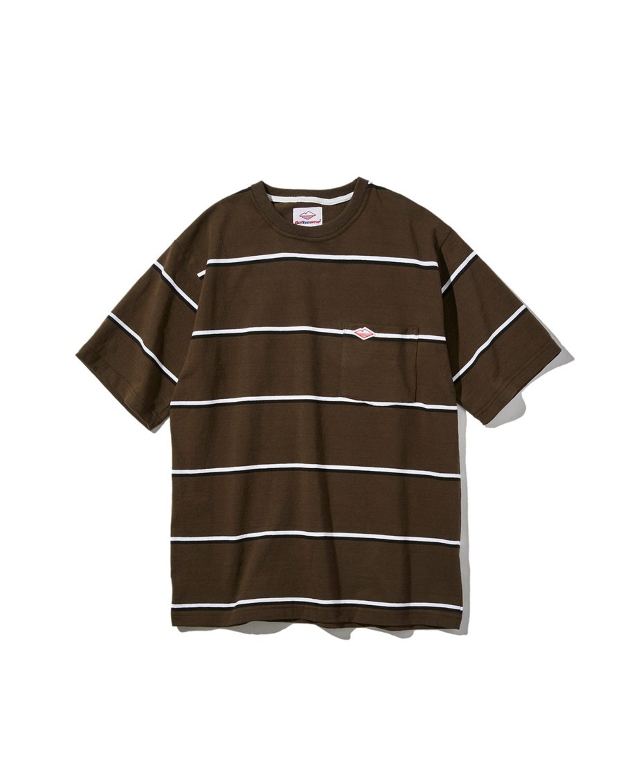 Men Battenwear Rugby | Pocket Rugby Tee Olive Stripe