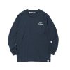 Men Battenwear Tees | Team L/S Pocket Tee Navy