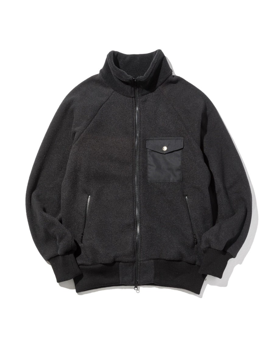 Men Battenwear Heavy Outerwear | Warm-Up Fleece Black