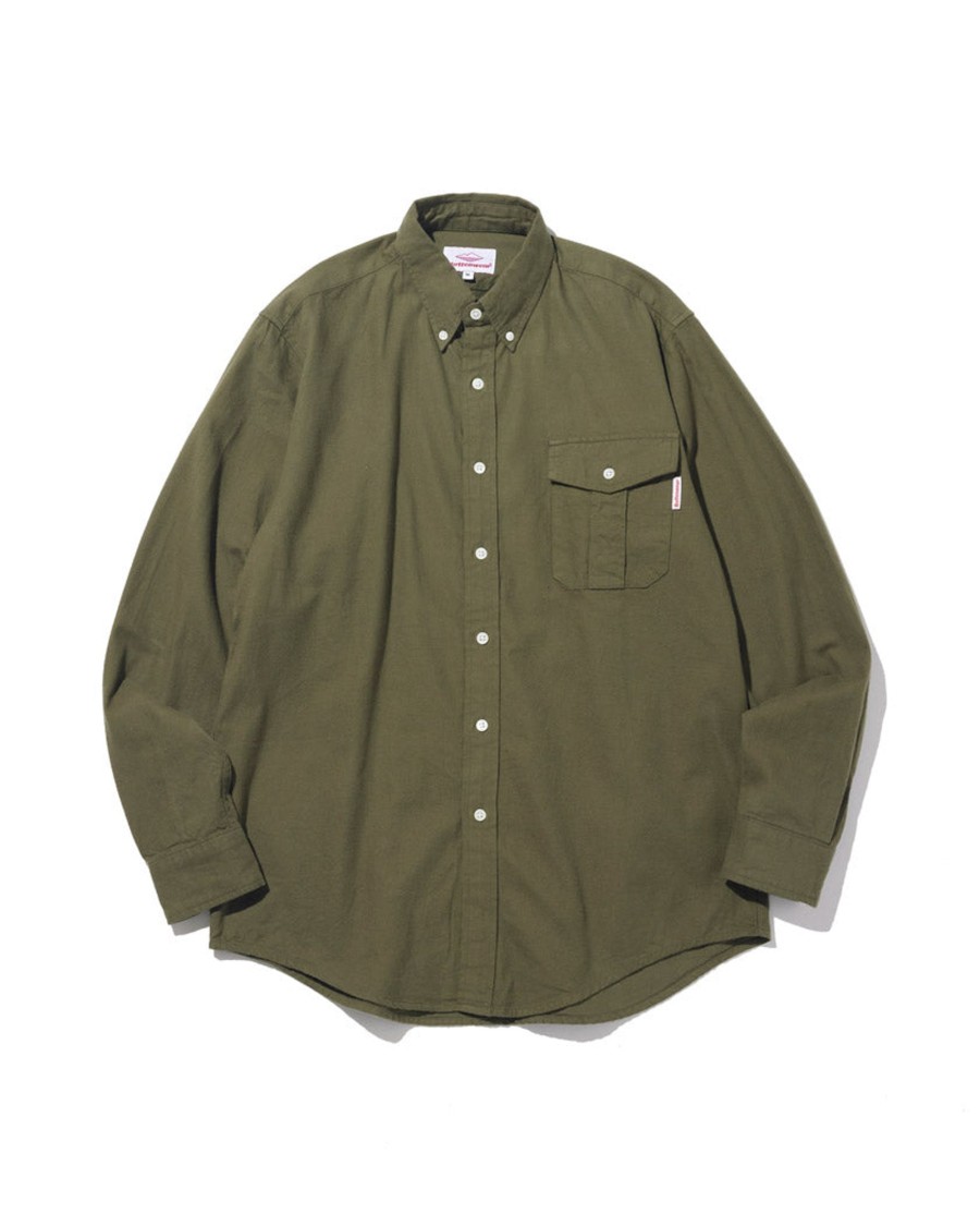 Men Battenwear Shirts | Bd Scout Shirt Olive