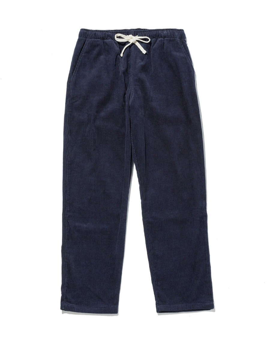 Men Battenwear Pants | Active Lazy Pants Navy Corduroy