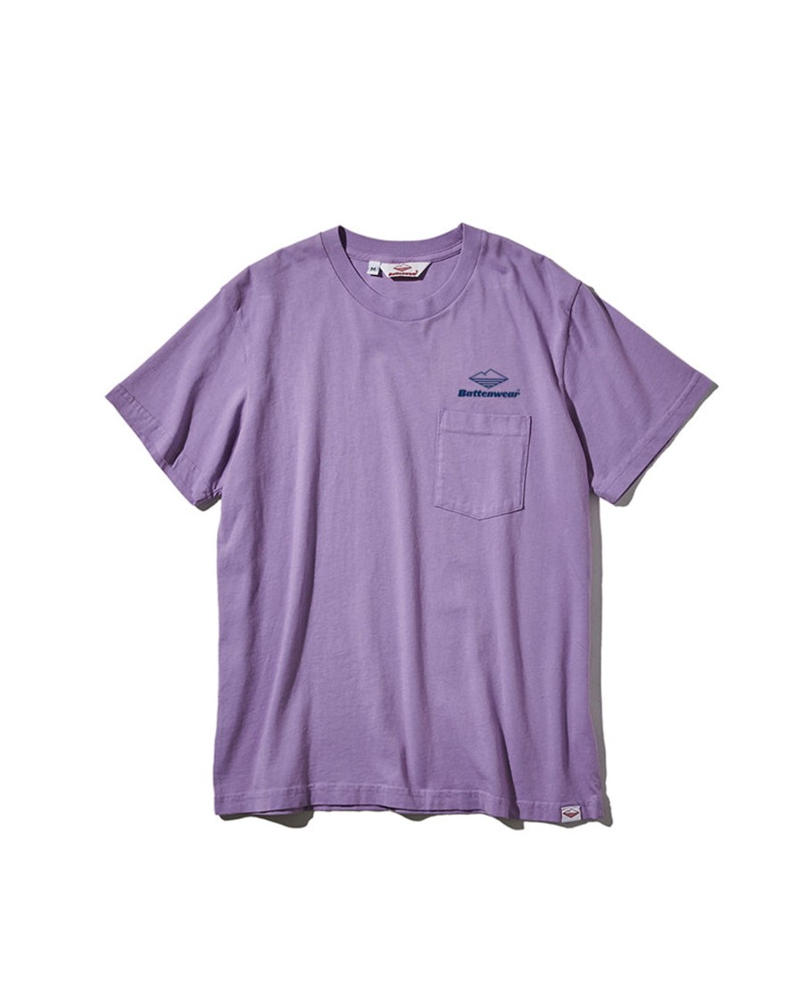 Men Battenwear Tees | Team S/S Pocket Tee/Lavender