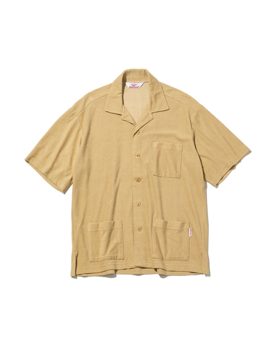 Men Battenwear Shirts | Lounge Shirt Beige