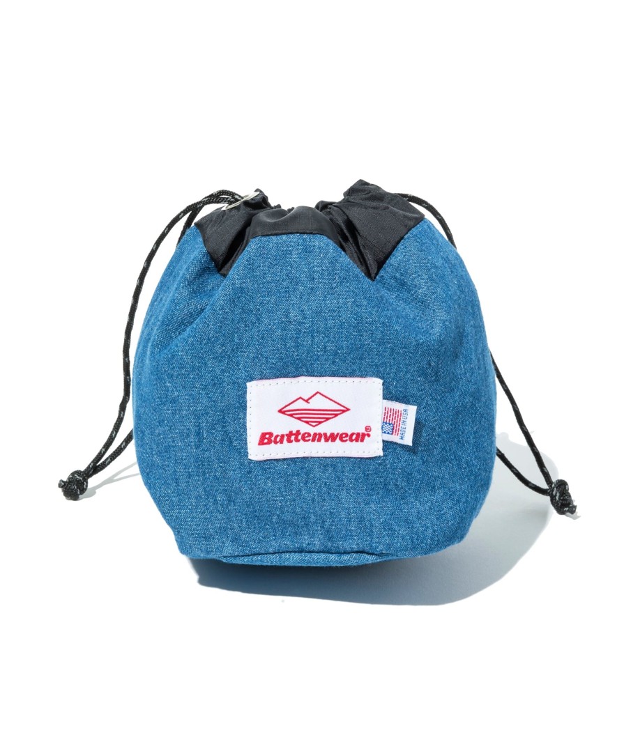 Men Battenwear Accessories | Mini Stuff Bag Denim Blue