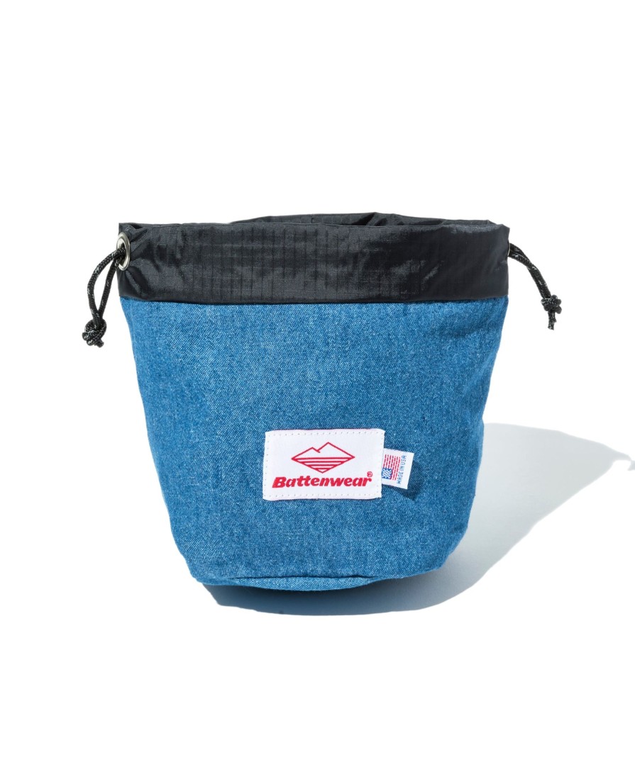 Men Battenwear Accessories | Mini Stuff Bag Denim Blue