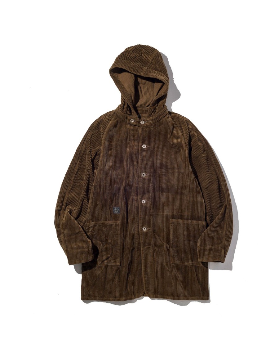 Men Battenwear Heavy Outerwear | Sb40 W/Hood By Post O'Alls Brown