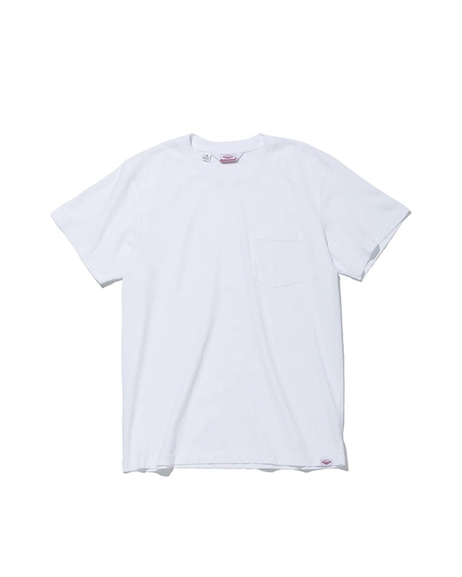 Men Battenwear Tees | S/S Pocket Tee/White