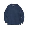 Men Battenwear Tees | L/S Pocket Tee Navy