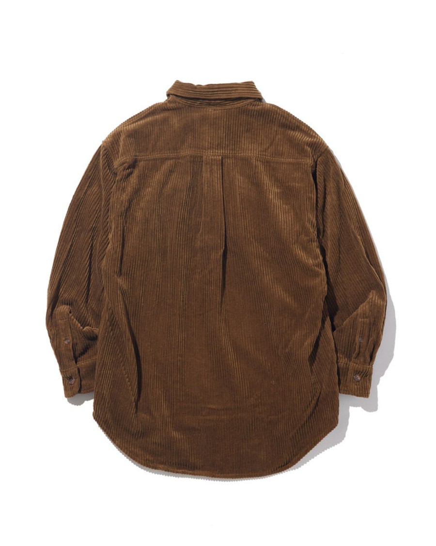 Men Battenwear Shirts | Lumberjack Pullover/Brown Brown Corduroy