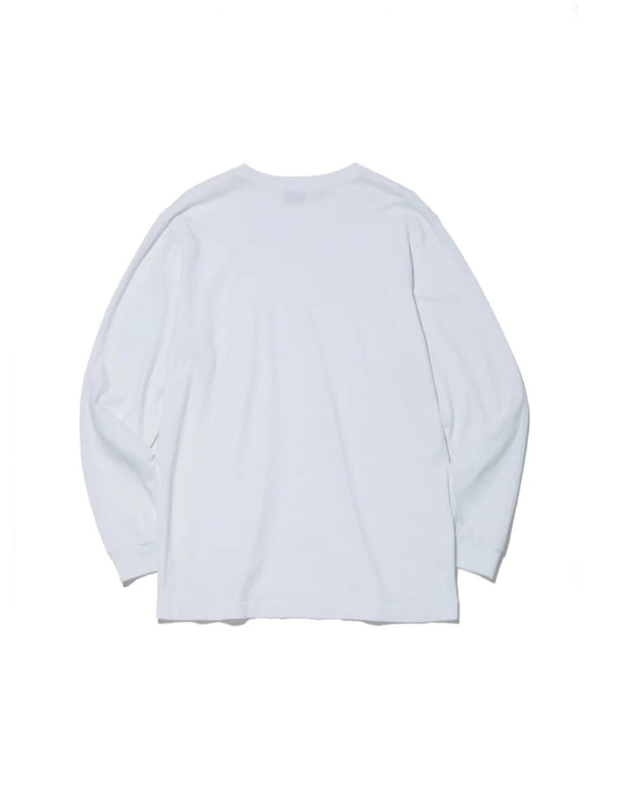 Men Battenwear Tees | L/S Pocket Tee White