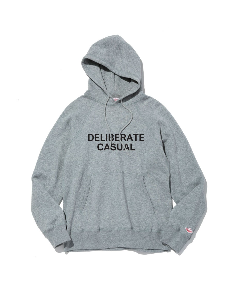 Men Battenwear Fleece | Deliberate Casual Reach-Up Hoody Heather Grey