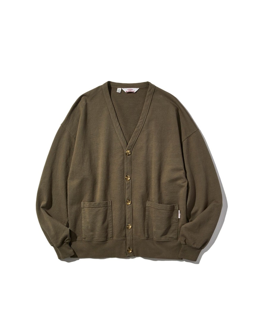 Men Battenwear Sweats | Neighbor Cardigan Olive