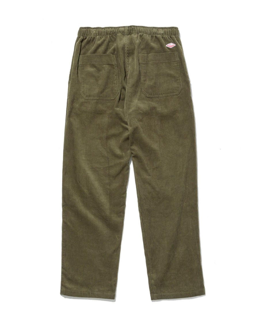 Men Battenwear Pants | Active Lazy Pants Olive Corduroy