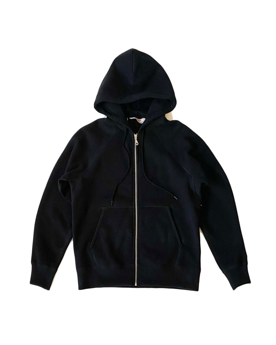 Men Battenwear Fleece | Reach-Up Zip Hoody/Black