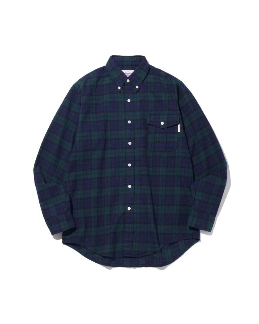 Men Battenwear Shirts | Bd Scout Shirt Black Watch Plaid