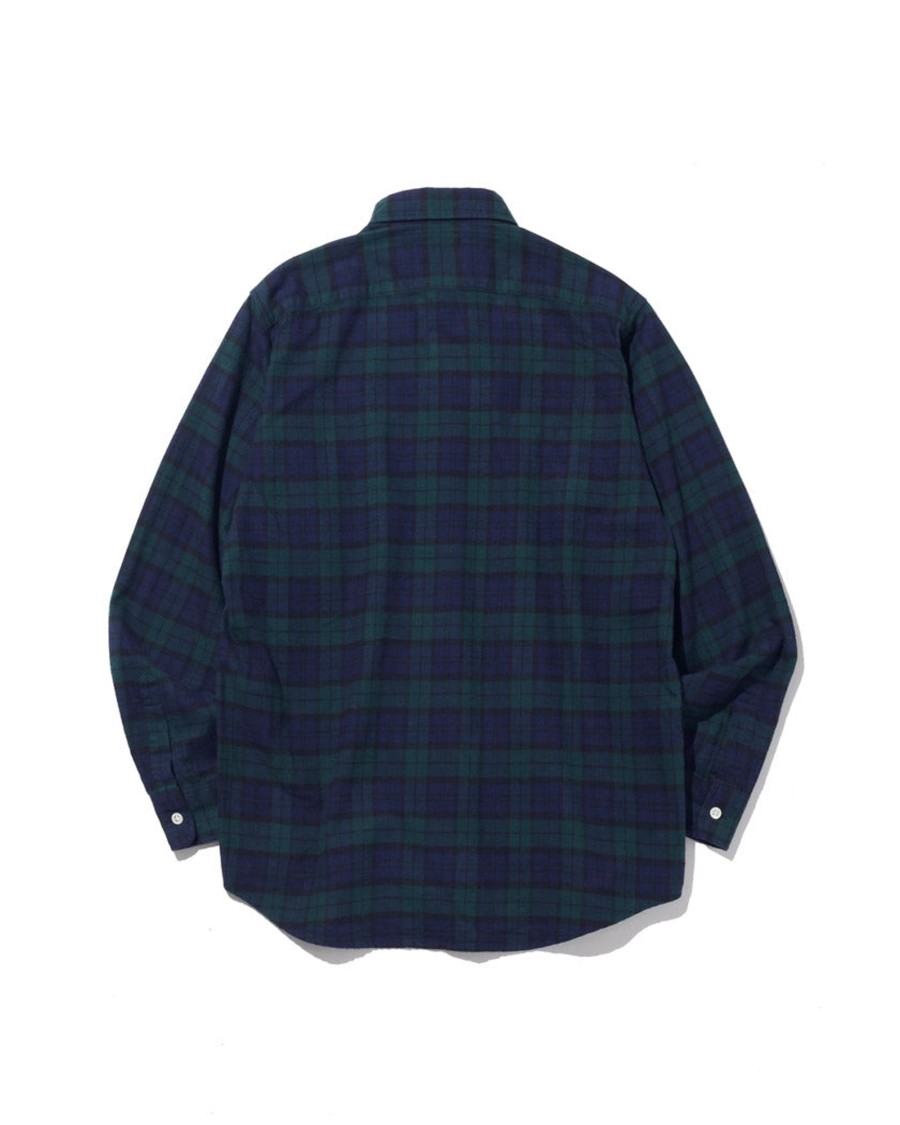 Men Battenwear Shirts | Bd Scout Shirt Black Watch Plaid