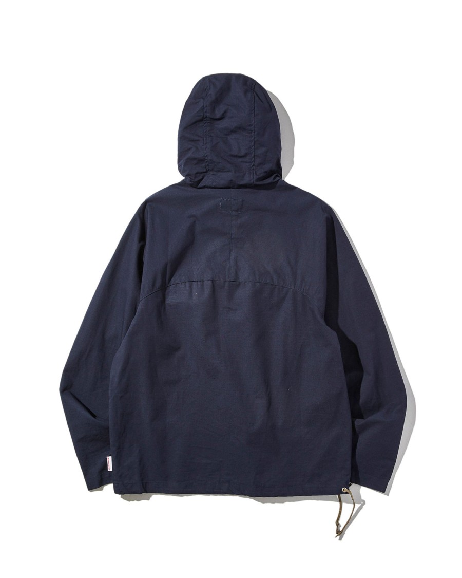 Men Battenwear Outerwear | Packable Anorak Navy Ripstop