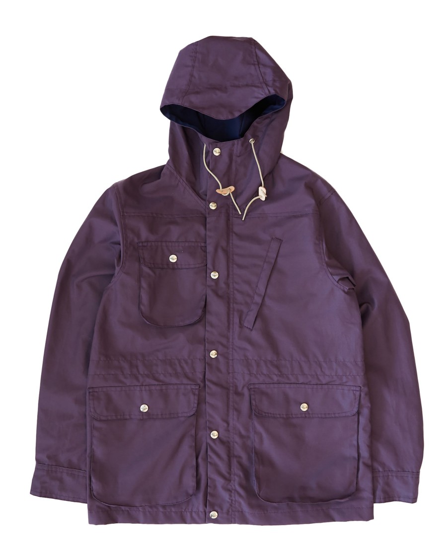 Men Battenwear Heavy Outerwear | Travel Shell Parka Purple X Navy