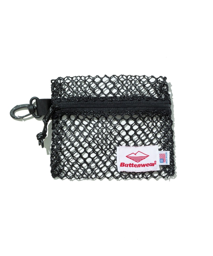 Men Battenwear Accessories | Zip Pouch Black Mesh