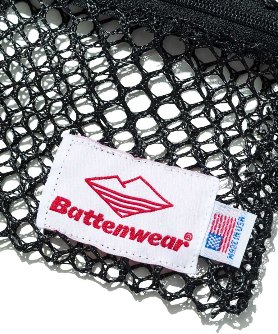 Men Battenwear Accessories | Zip Pouch Black Mesh