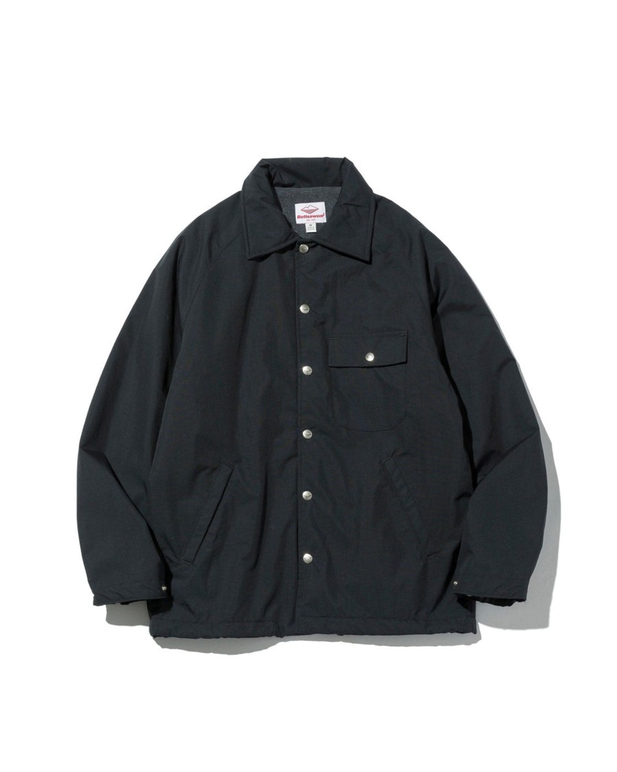 Men Battenwear Heavy Outerwear | Beach Breaker (Lined) Black